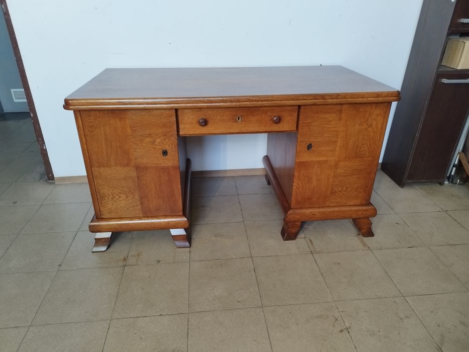 biurko gabinetowe  Antyk Vintage dwustronne