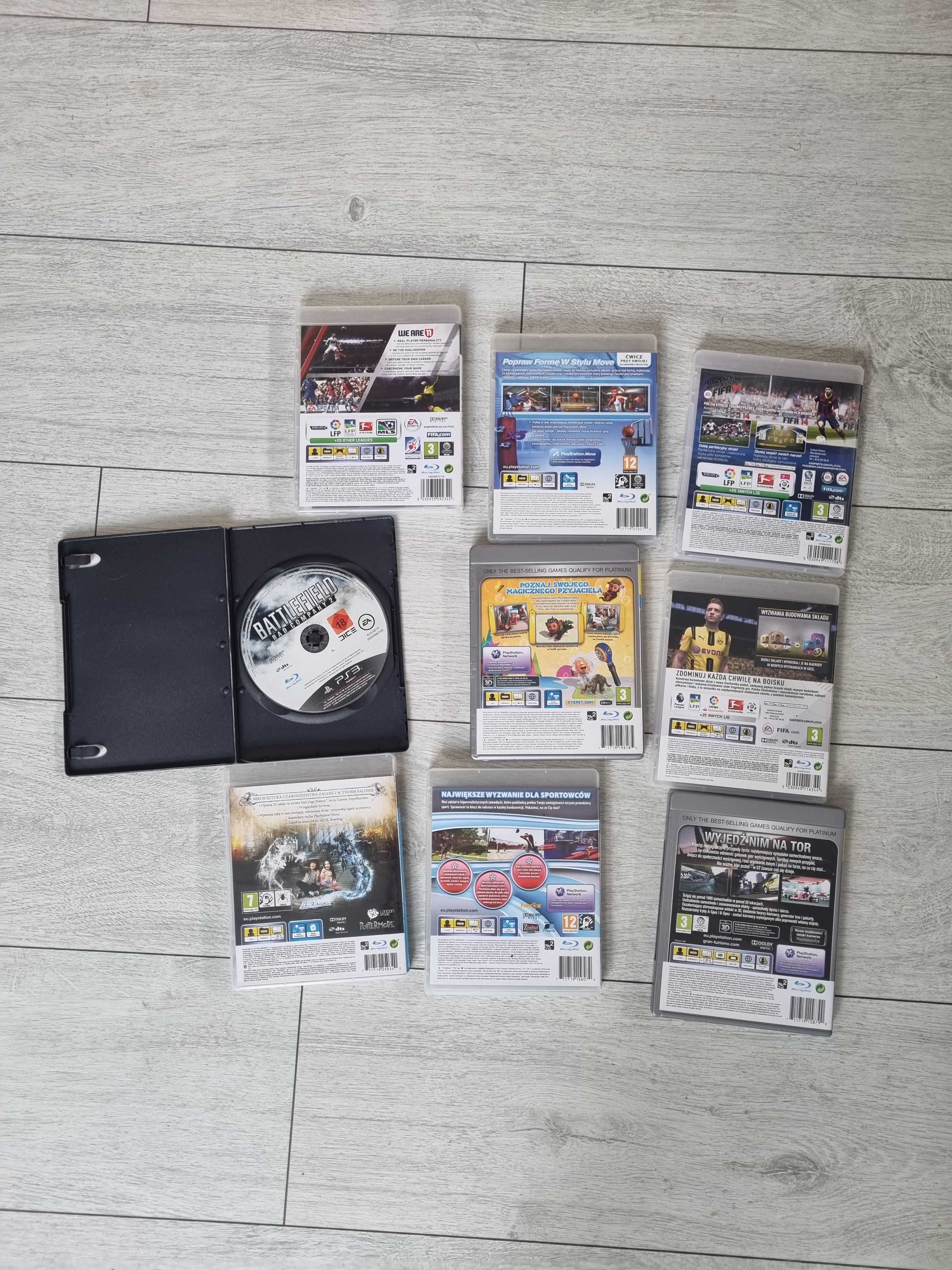 Zestaw 9 gier na PS3 – Fifa, Gran Turismo, Sports Champions i inne