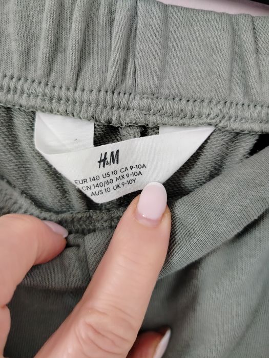 Spodnie dresowe bojówki H&M rozmiar 140