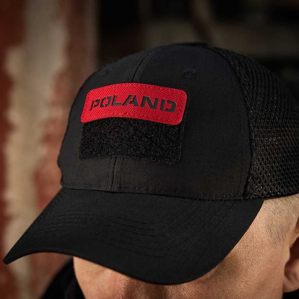 M-Tac Naszywka Patch Poland Laser Cut Red/Black