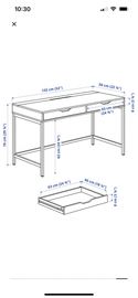 Biurko ALEX Ikea 132/58 1 szt