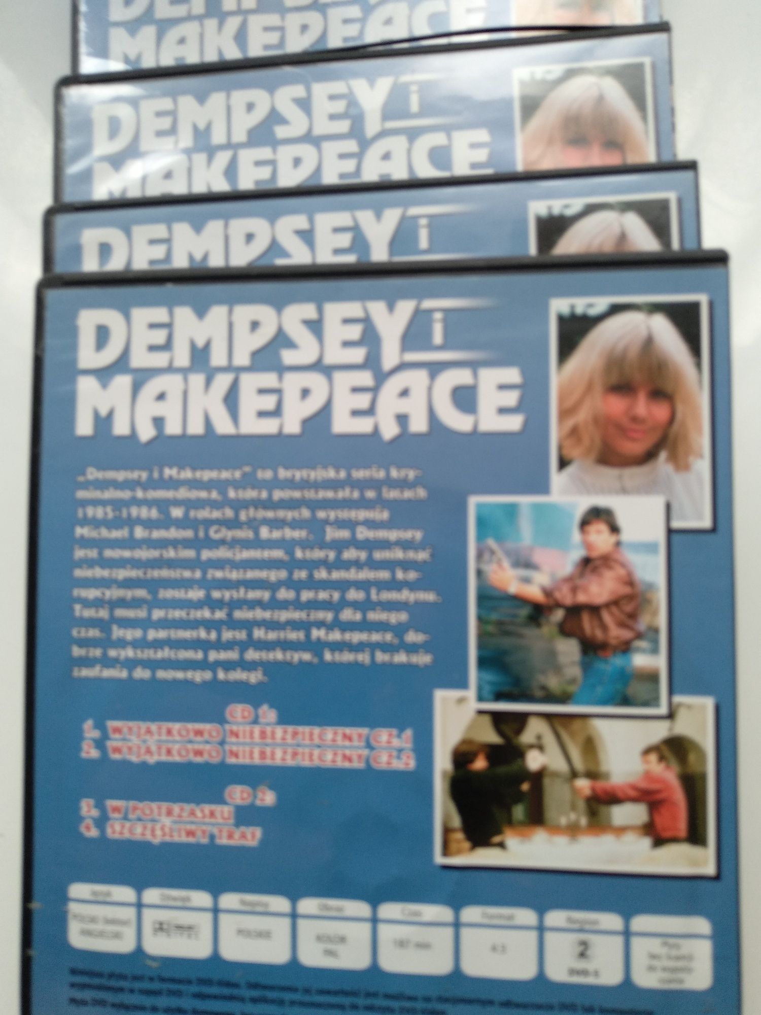 Filmy DVD*Dempsey i Makepeace* 6 szt.