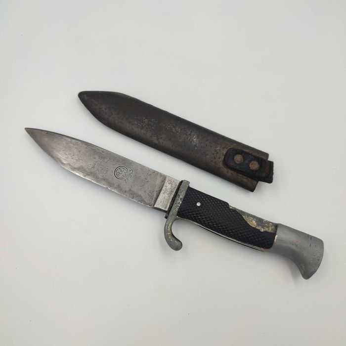 niemiecki nóż Hitlerjugend- sygnatura "RZM M7/13"- Oryginał