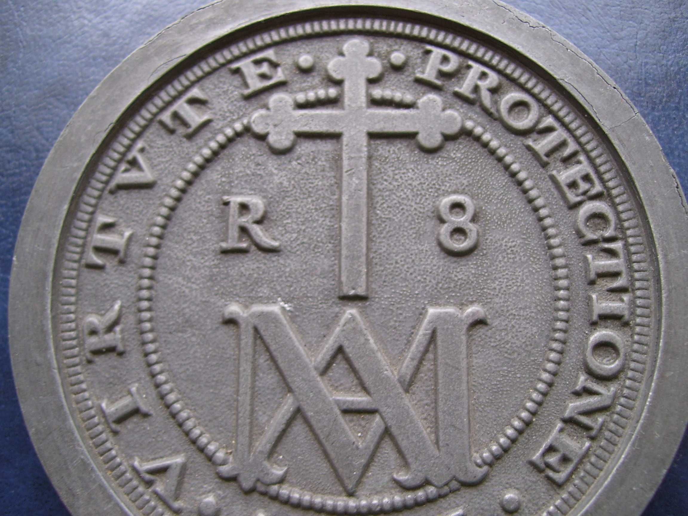 Stare monety Medal do identyfikacji Duży 84 mm