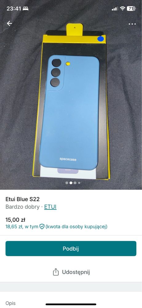Case S22 granat Samsung