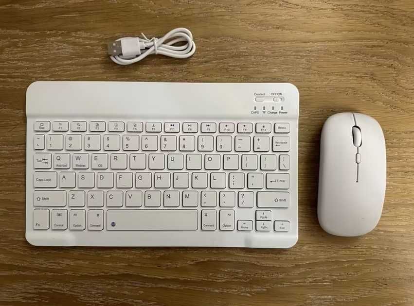 Клавіатура + мишка Ультратонкий Bluetooth набір на акумуляторах