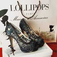 Sapatos lollipops com Purpurina_Novos