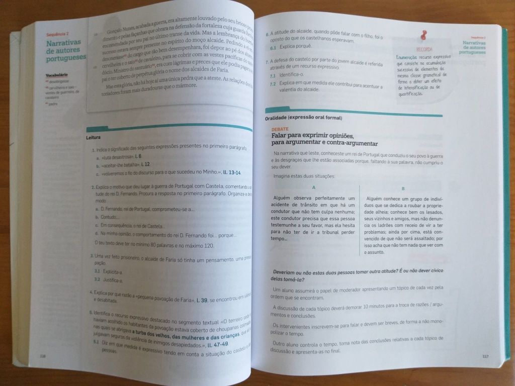 Manual "Entre Palavras 7" 7° ano Português