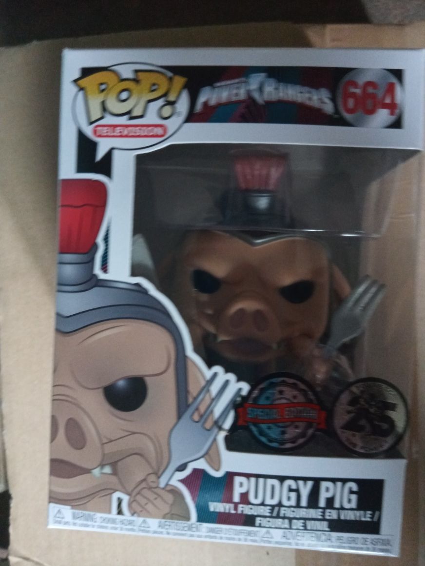 Funko Pop Television Power Rangers Pudgy Pig special edition