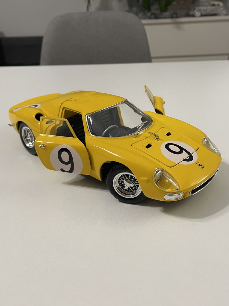 Model Ferrari 250 LM 1/18 Hot Wheels 1:18 żółte Koszalin Le Mans