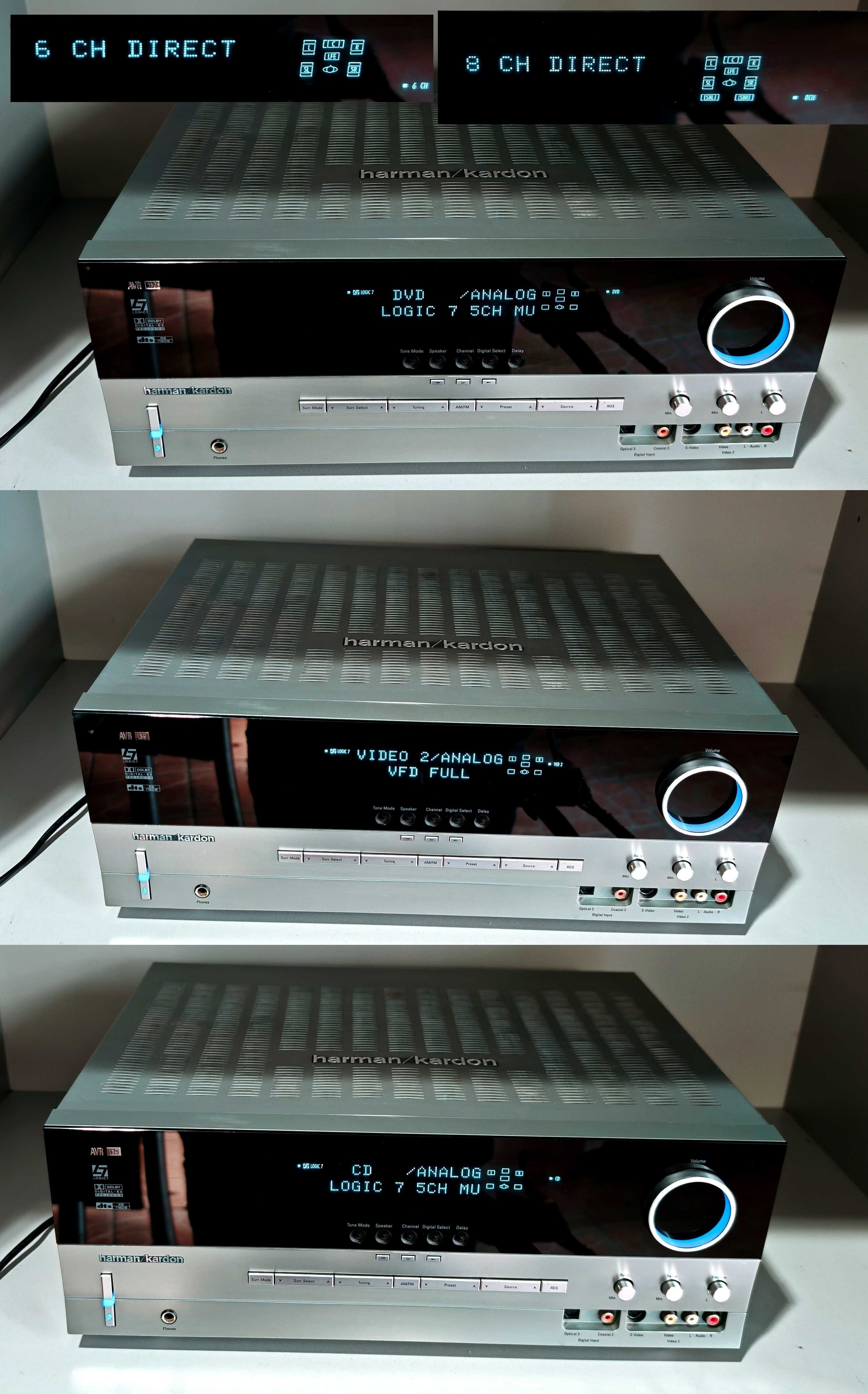 Amplituner AV Harman-Kardon AVR 135 Dolby ProLogic2 6.1 DTS RDS Pilot