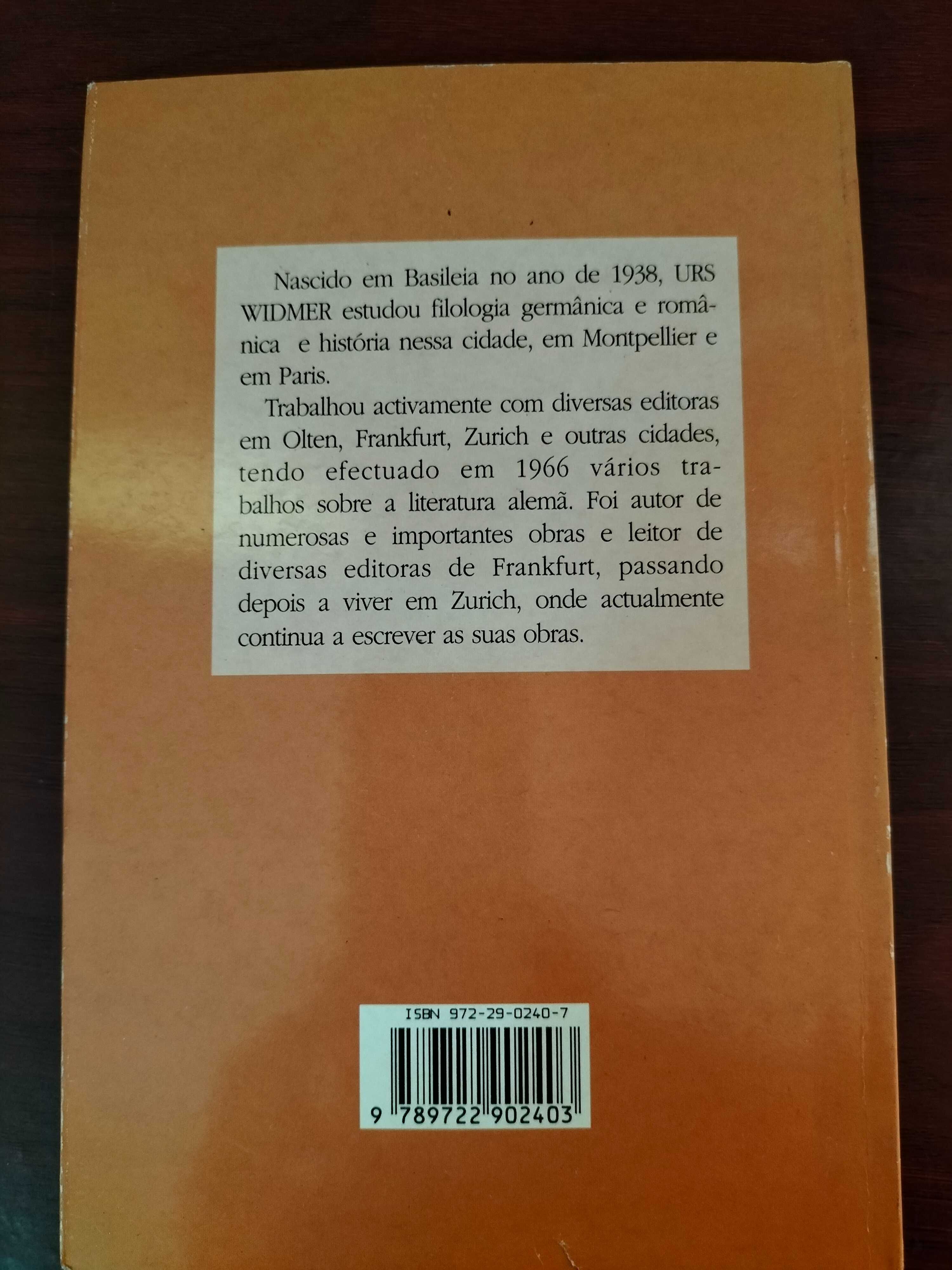 Livro - URS Widmer O paraíso do esquecimento