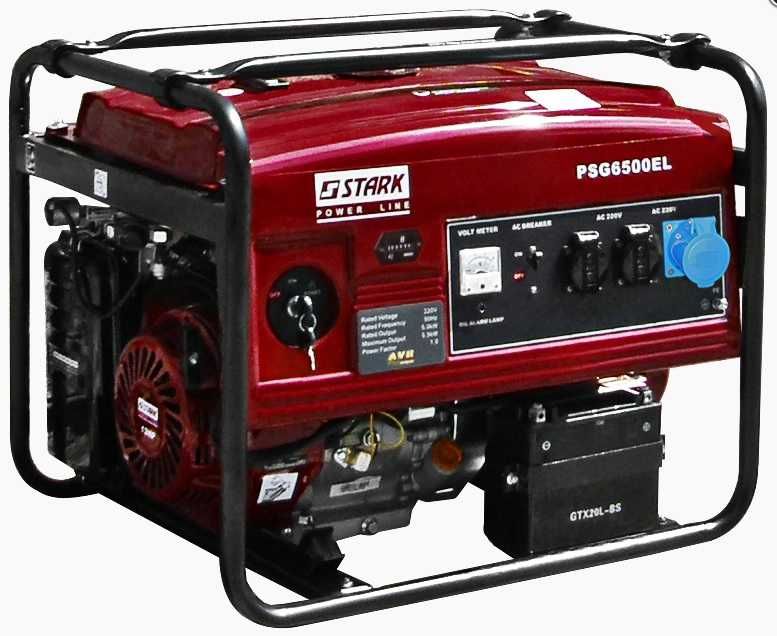 Генератор бензиновый Stark PSG 6500 EL Профи 1ф 240020040 Германия