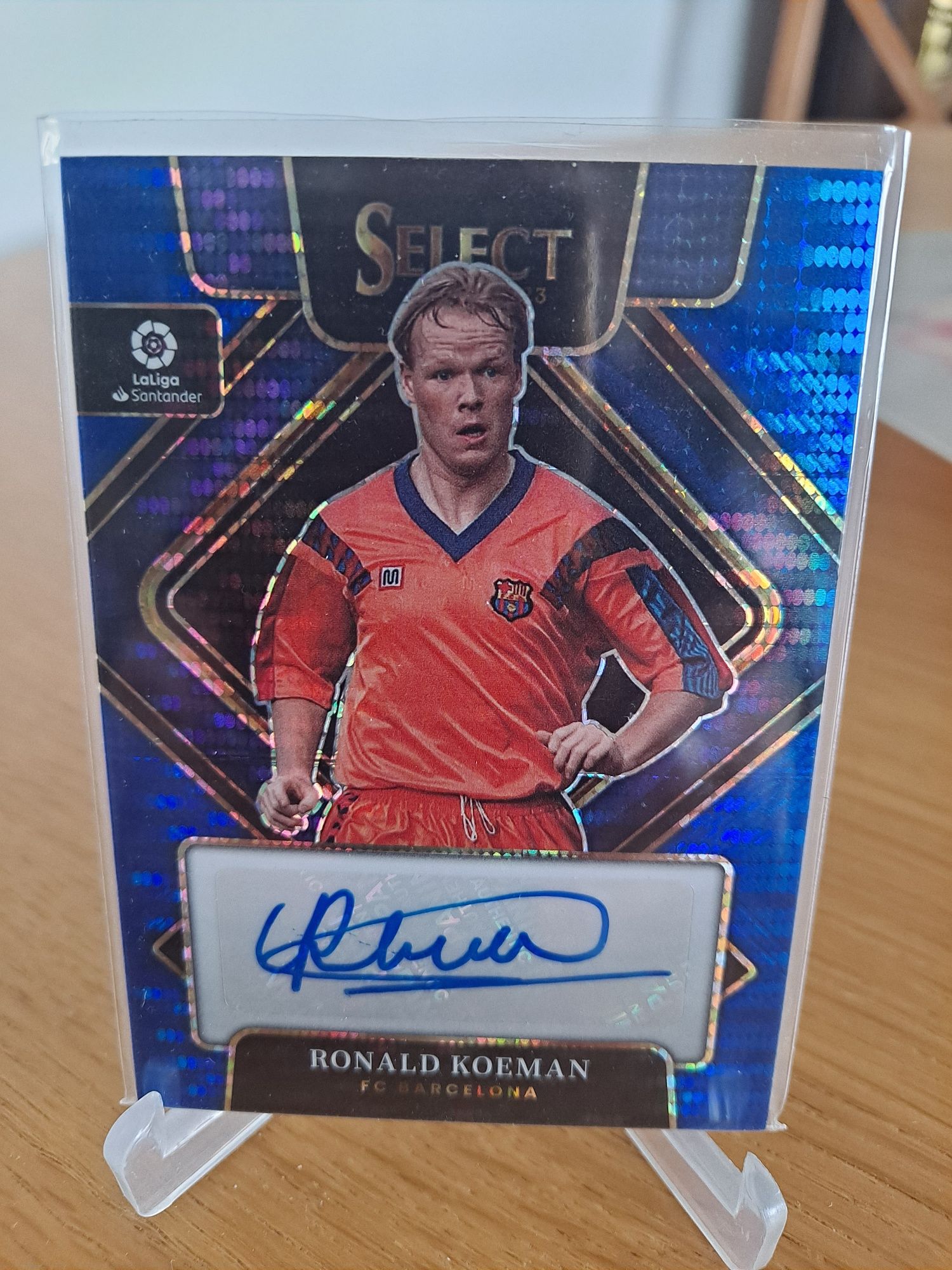 Ronald Koeman Panini Select La Liga Autograf