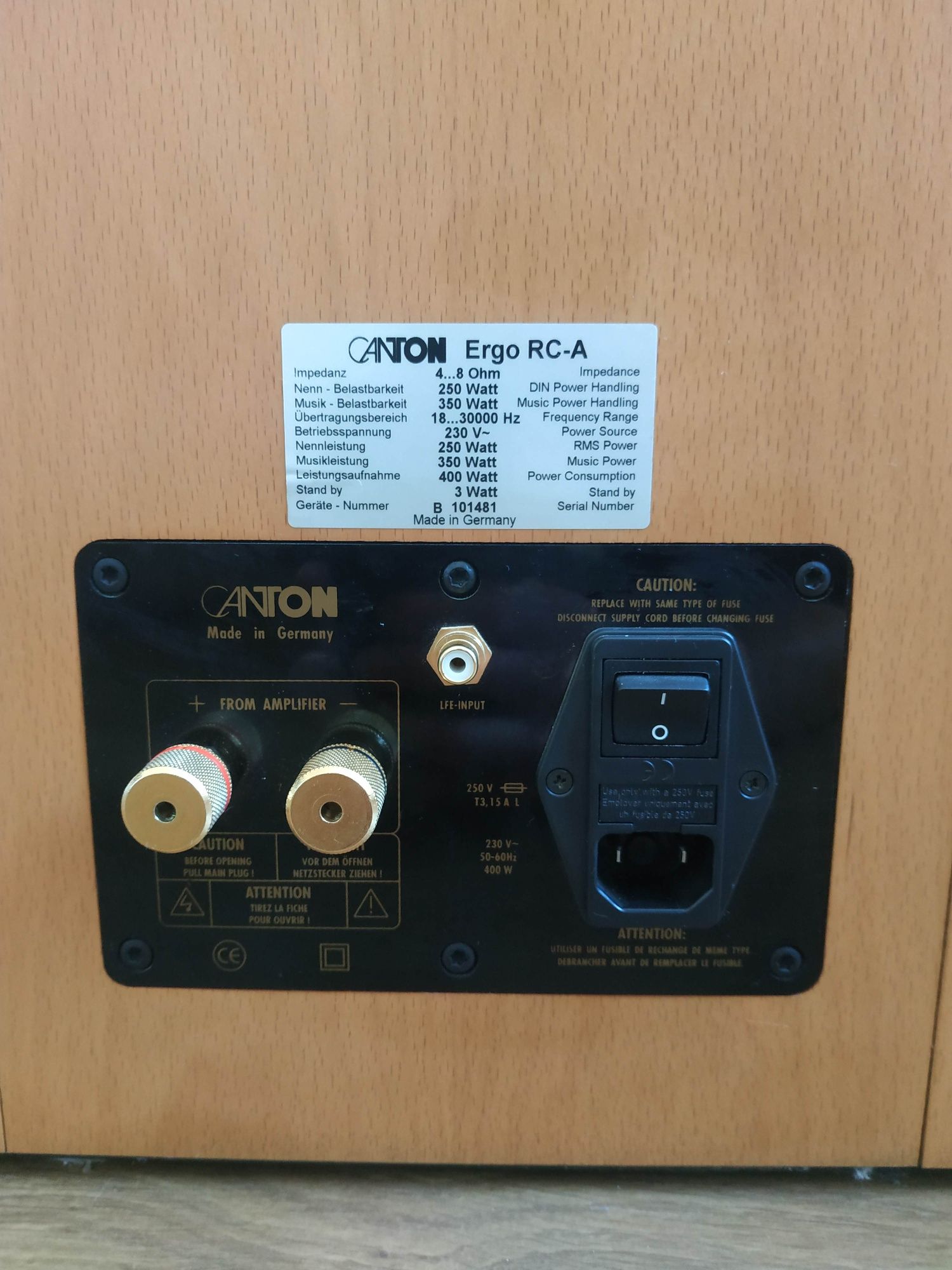 Kolumny podłogowe Canton Ergo RC-A