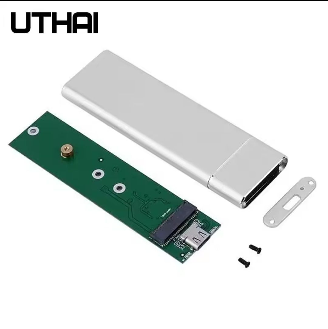 Obudowa kieszeń dysku SSD M.2 SATA - aluminiowa