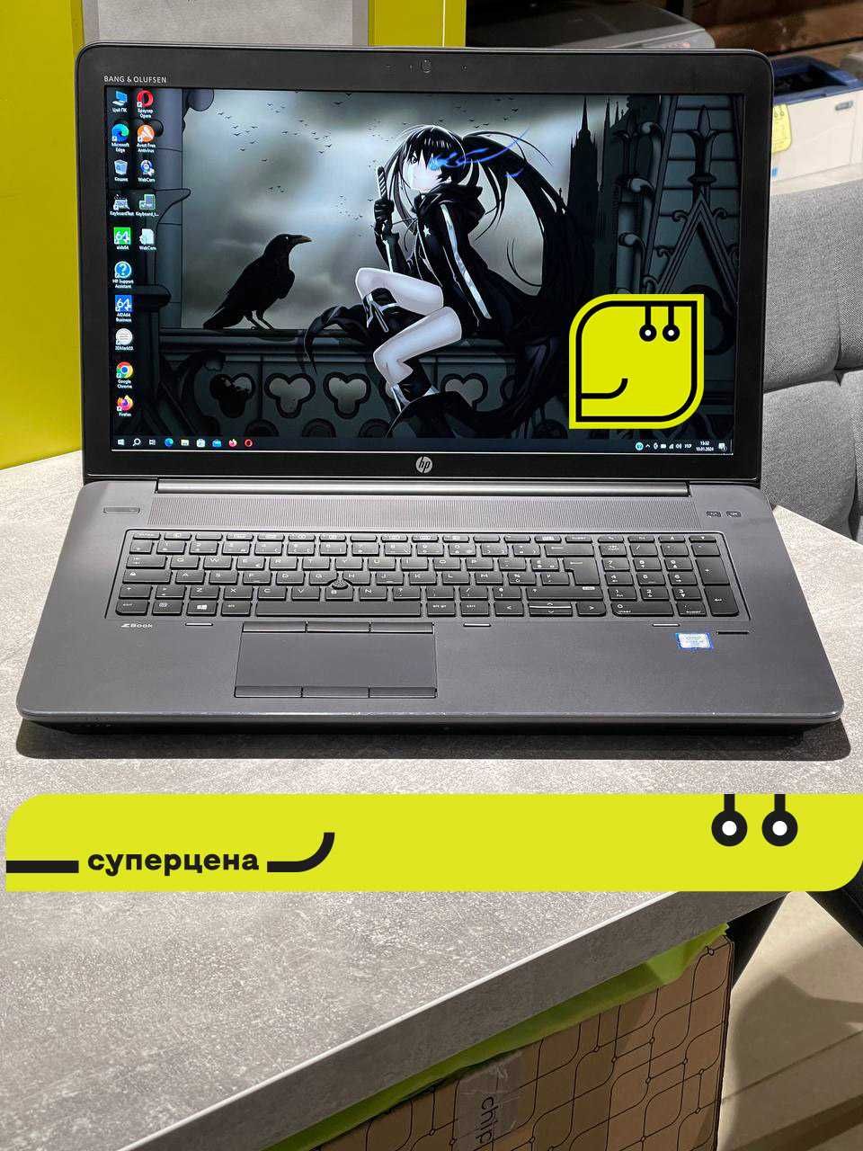 Ноутбук для графики HP 17 G3∎IPS∎i7-6700HQ∎DDR4-16GB∎SSD∎Quadro M3000M