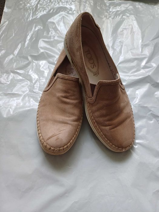 Tod's zamszowe espadryle rozmiar 37,5