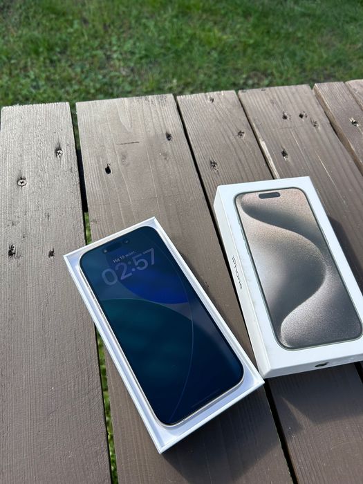 IPhone 15 Pro 128G Natural/White Titanium