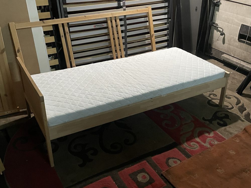 Дерев’яне дитяче ліжко IKEA з матрасом 160х70 Кровать з Європи