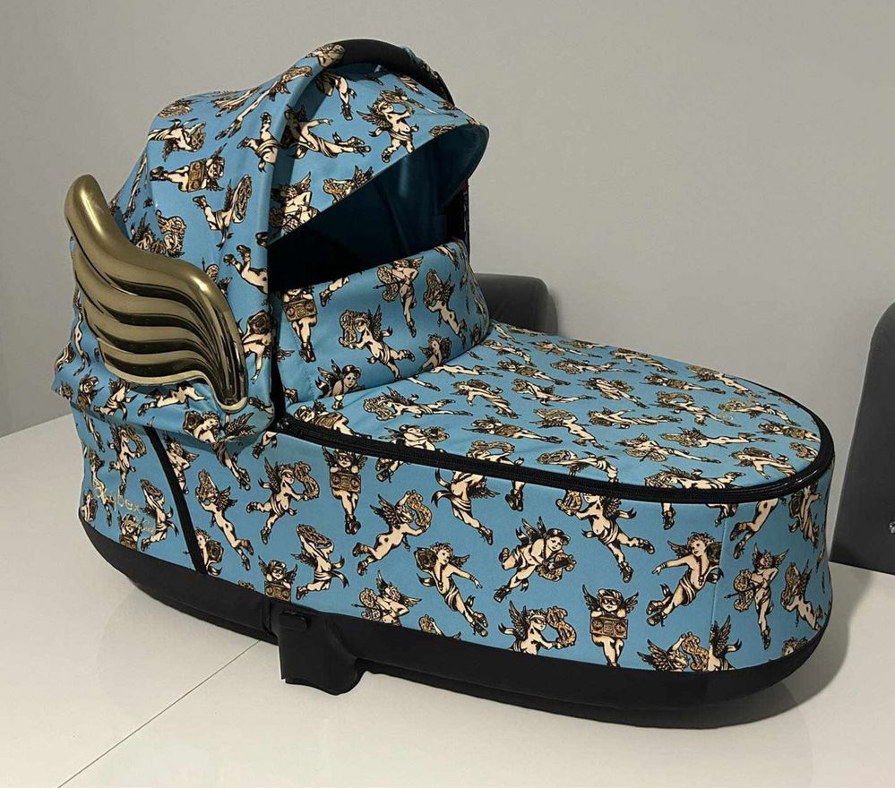 Wózek dziecięcy Cybex Priam 2.0 Jeremy Scott Cherubs blue 2w1+gratisy