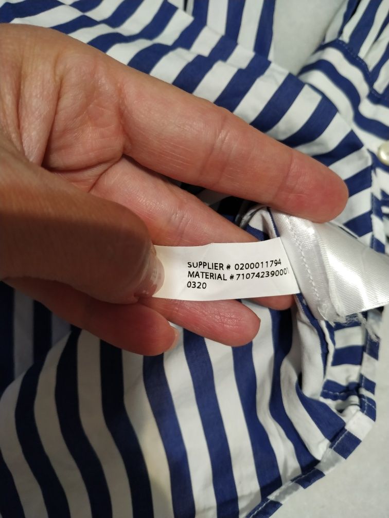 Koszula męska Ralph Lauren, polo, L, paski, długi rękaw