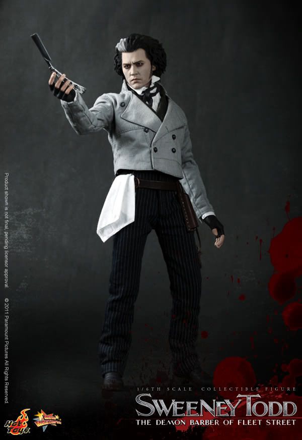 Фигурка 1/6 hot toys MMS 149 SWEENEY TODD Демон-парикмахер