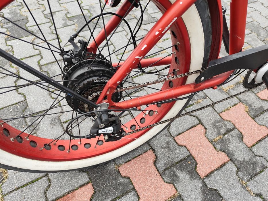 Fatbike rower elektryczny