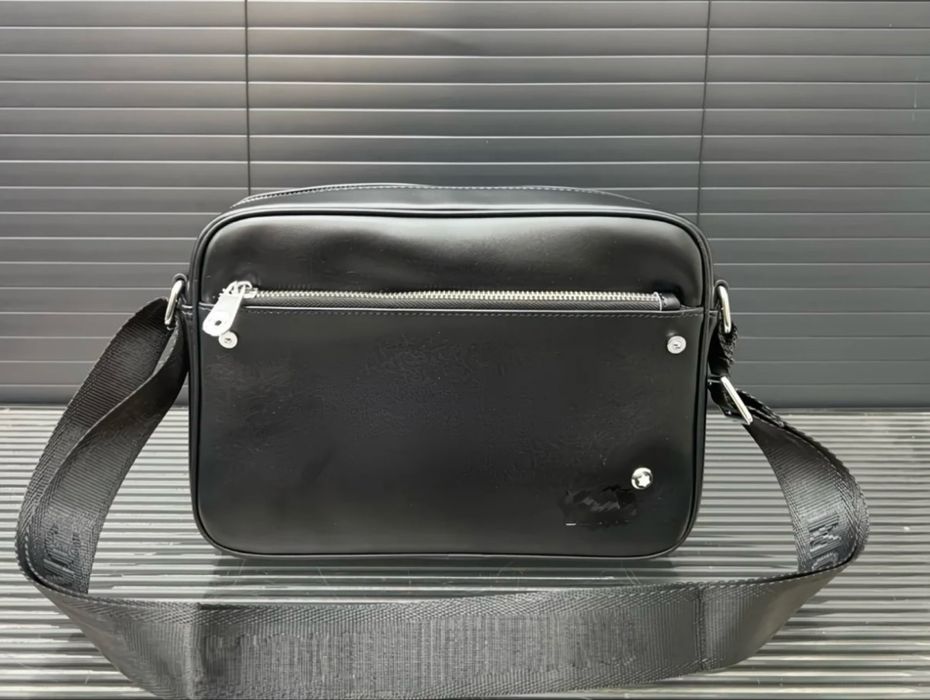 Чоловіча мужская шкіряна сумка барсетка Mont Blanc