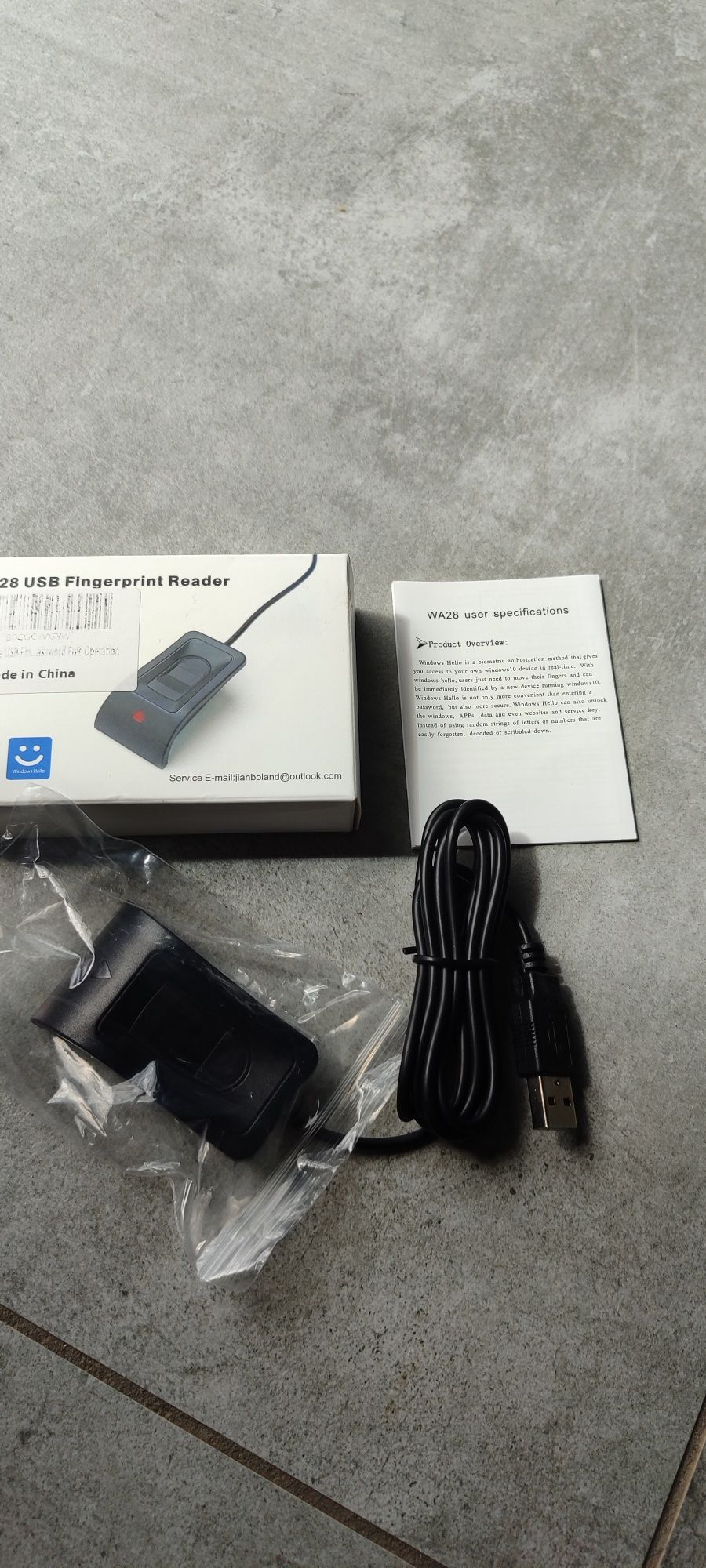 czytnik linii papilarnych USB WA28,