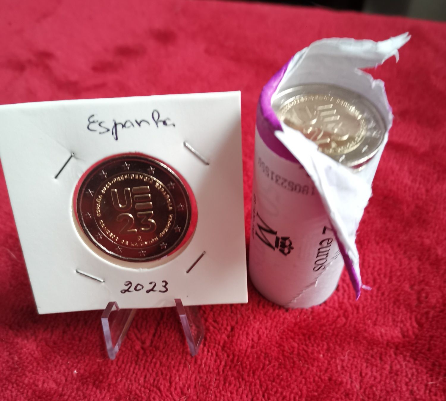 Moeda comemorativa de 2€ - Espanha 2023 - "Presidência do Conselho UE"