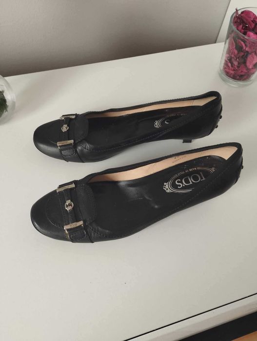 Oryginalne skórzane buty damskie Tod's
