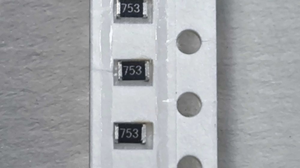 Resistências SMD 0805 5% vários valores ohms componente eletrônico ohm