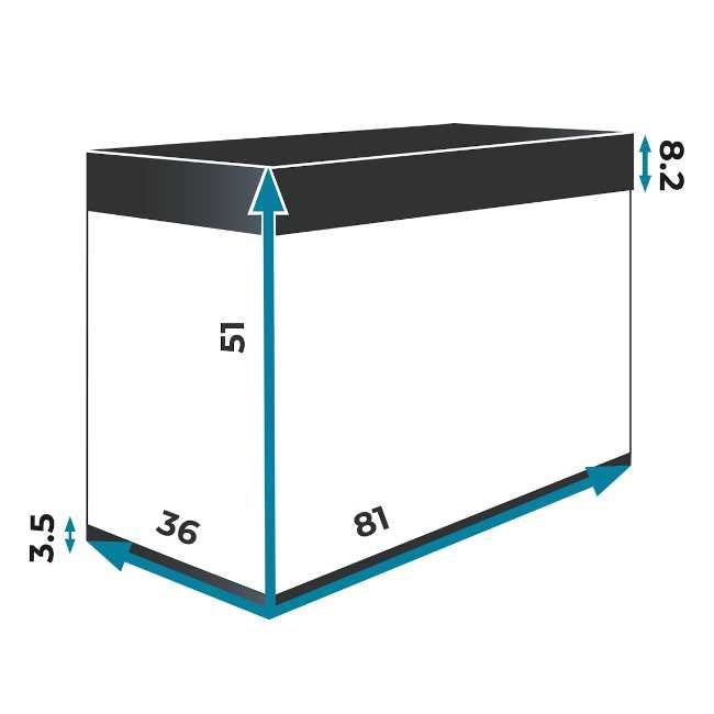 Zestaw Aquael Optiset 125 czarny - AQUAELZOO GLIWICE