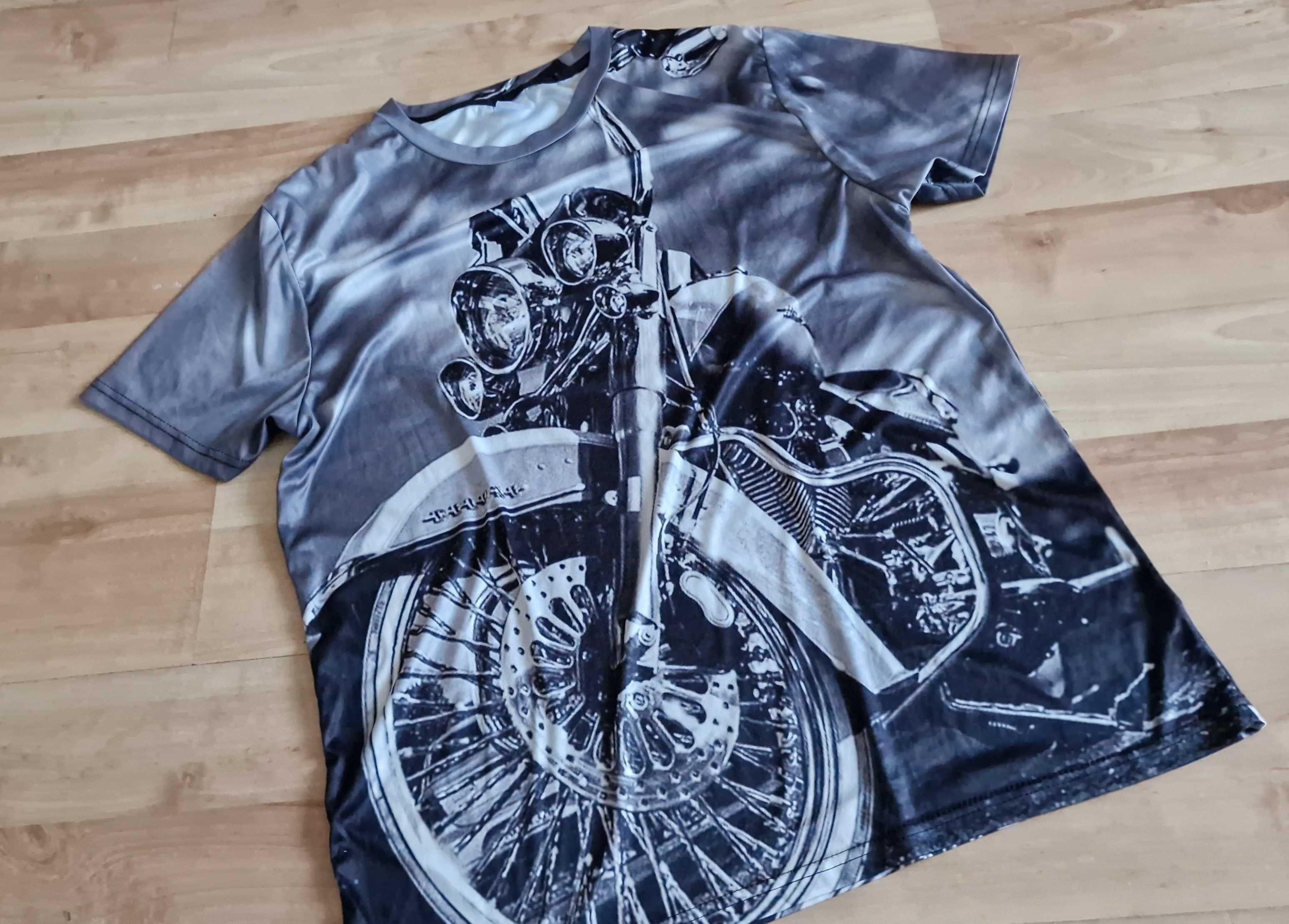 T-shirt z nadrukiem L XL