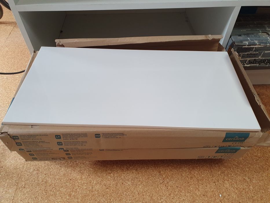 Płytki ścienne glazura Cersanit Bianca 30x60 2.5m2 białe