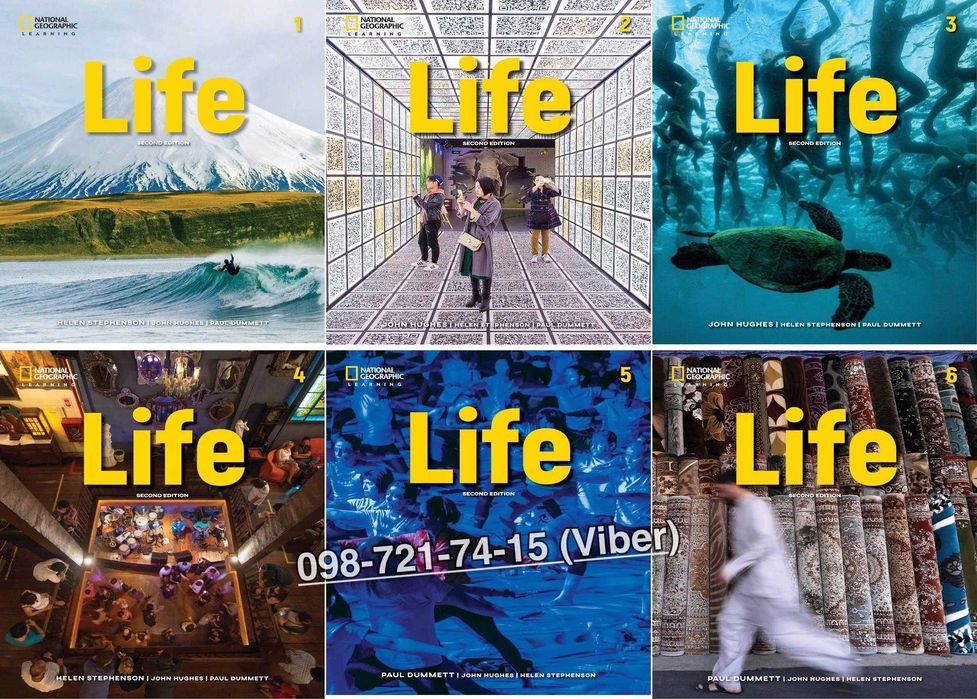 LIFE (2nd Ed) American English. Рівні 1-6. Комплект SB+WB+CD