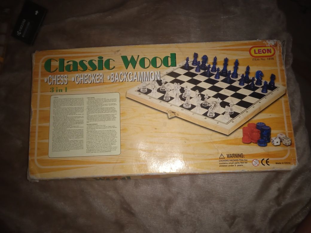 Шахмати дерев'яні 30×15