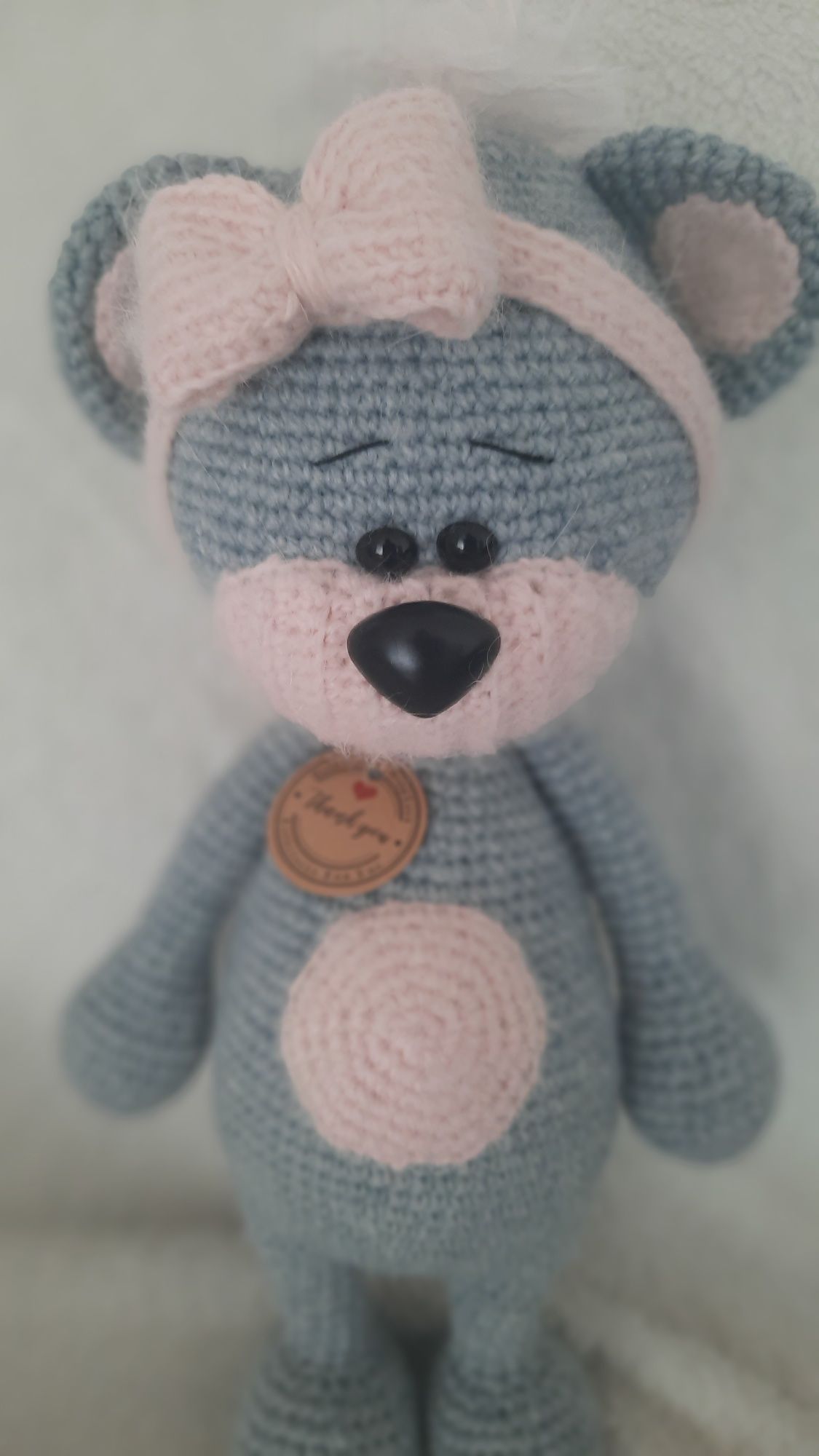 Miś robiony na szydełku amigurumi