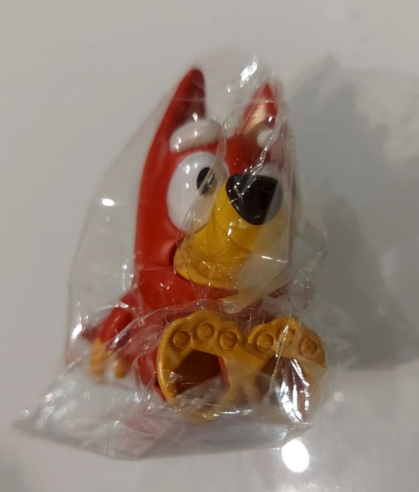 Nowa figurka z bajki Bluey. Kolega Bluey i Bingo- Ryżyk, Rusty.