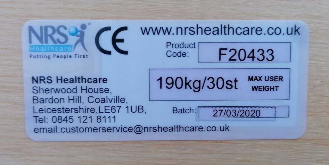 Podklad  NRS HEALTHCARE F20433 transferowa 75X20