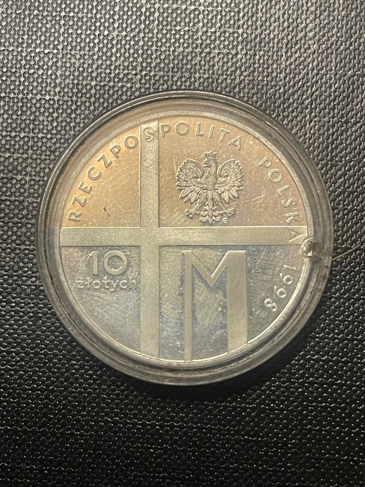 Moneta NBP 10 złotych 1998 Jan Paweł ll 20 Lecie Pontyfikatu Tanio