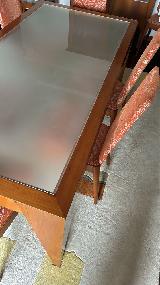 Conjunto de 6 Cadeiras de Sala + Mesa