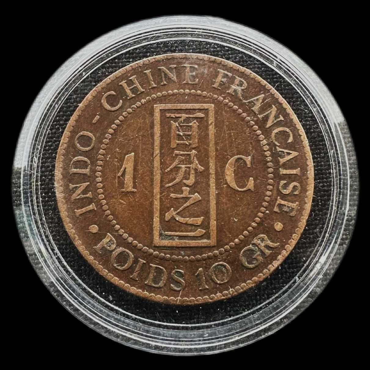 Moeda de 1 Cent - 1889 - Indochina Francesa