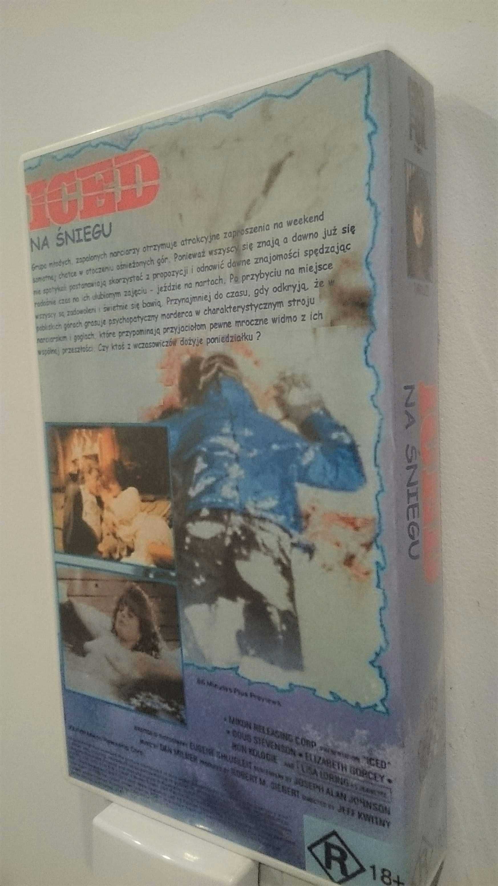 na śniegu, spasms ŚMIERTELNA ZDRADA śmiertelne zawody HORROR VHS FILMY