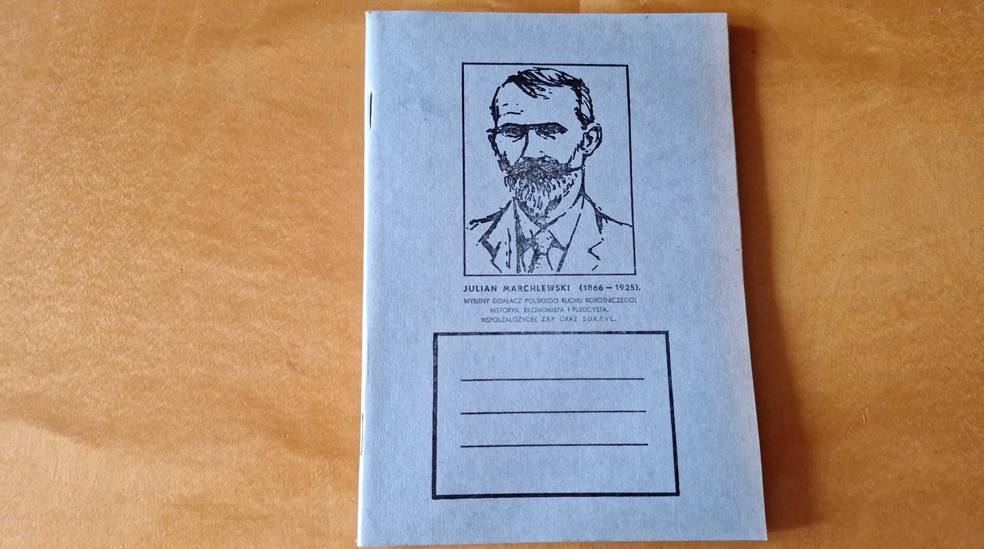 Zeszyt w kratkę z czasów PRL - brulion 60 kartkowy Marchlewski (1)
