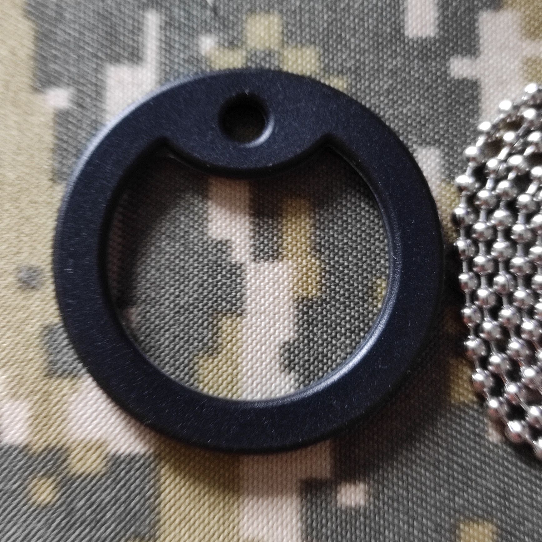 Бампер і ланцюг для НАТОвського армійського жетона.Американка, цепочка