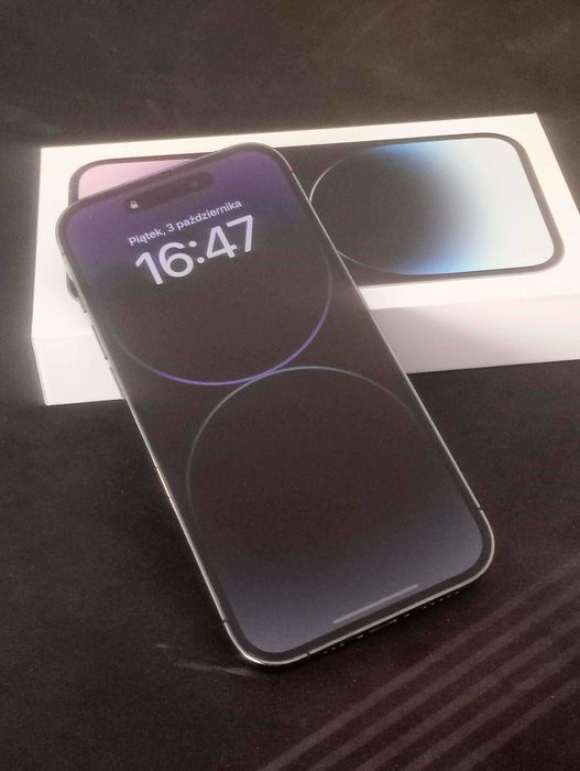 iPhone 14 Pro Fioletowy Idealny stan! + dodatki