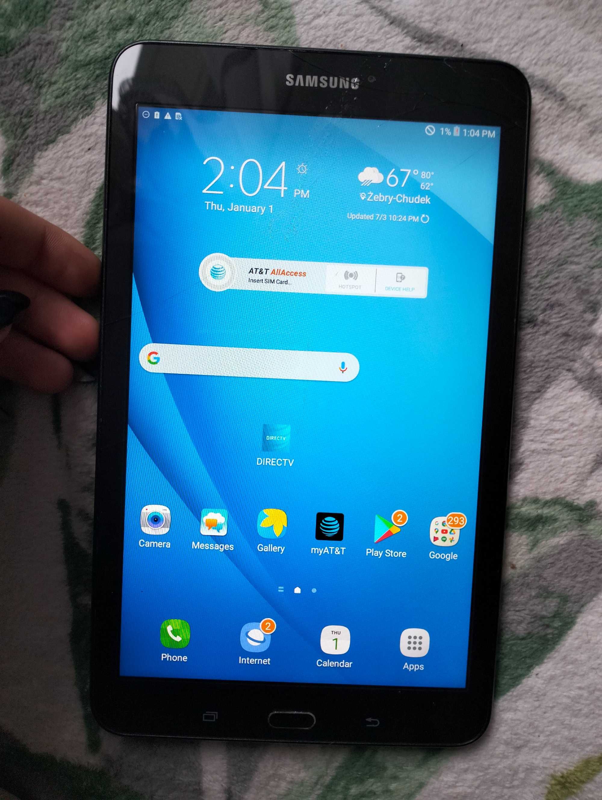 Sprzedam Tablet samsung tab e.