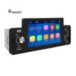 Rádio 1din com Visor 5 polegadas HD Bluetooth MirrorLink Equalizador